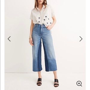 Madewell Wide Leg Crop Gusset Edition